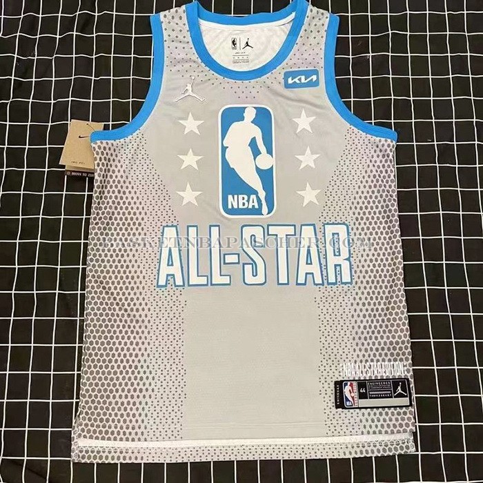 Maillot All Star 2022 Los Angeles Lakers LeBron James NO 6 Gris